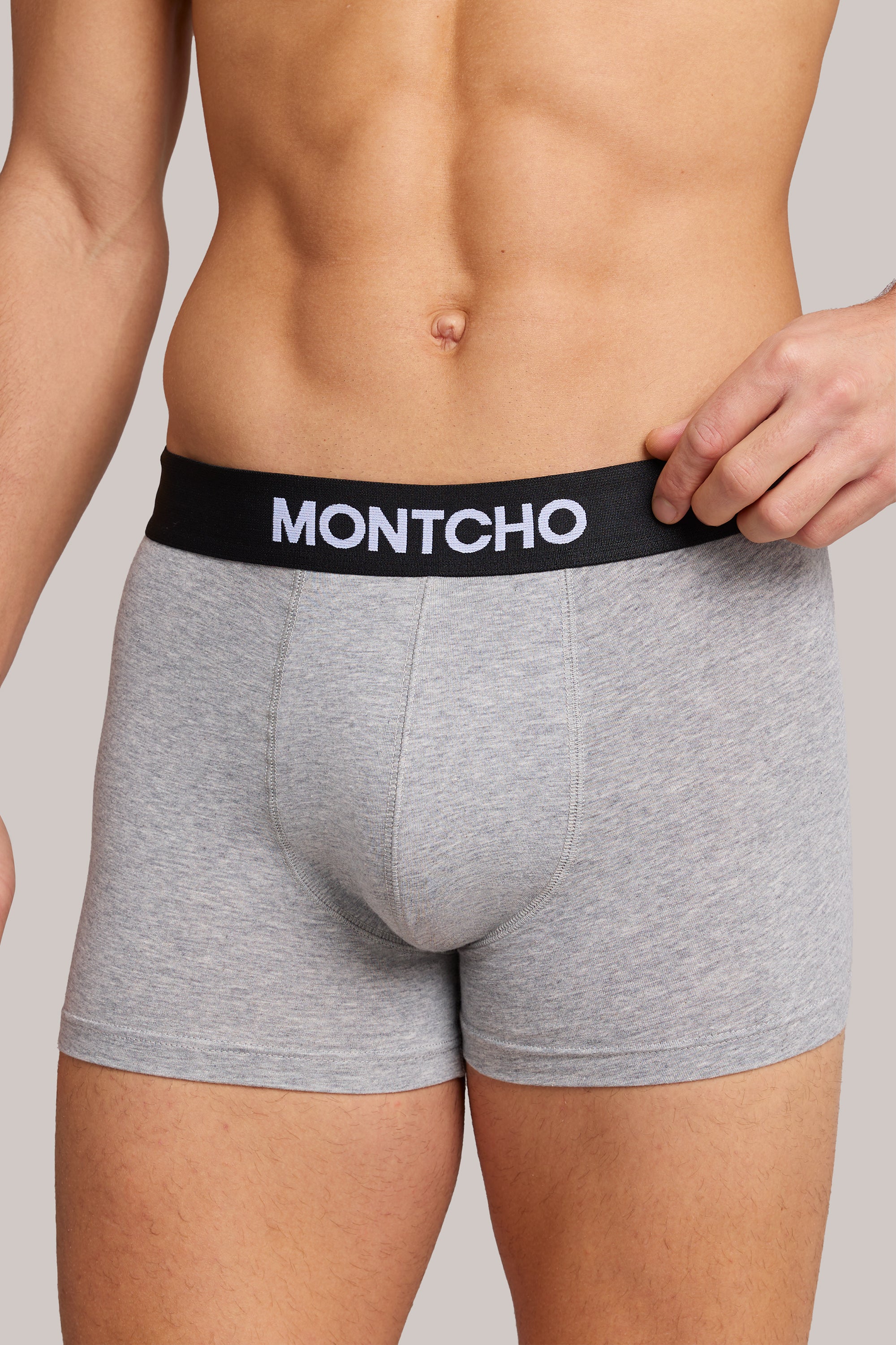 3-pack Heren Casual Trunks - Grey