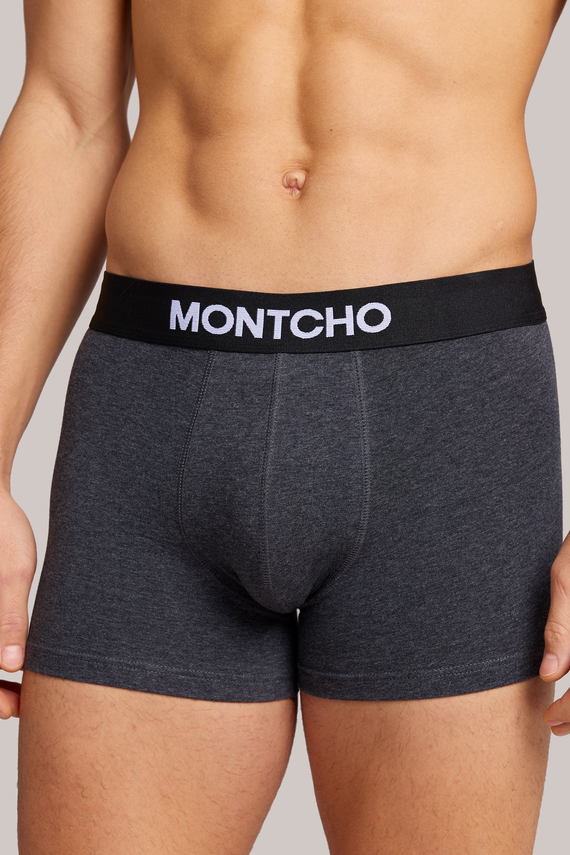 Heren Casual Trunks 3er-Pack - Shadow