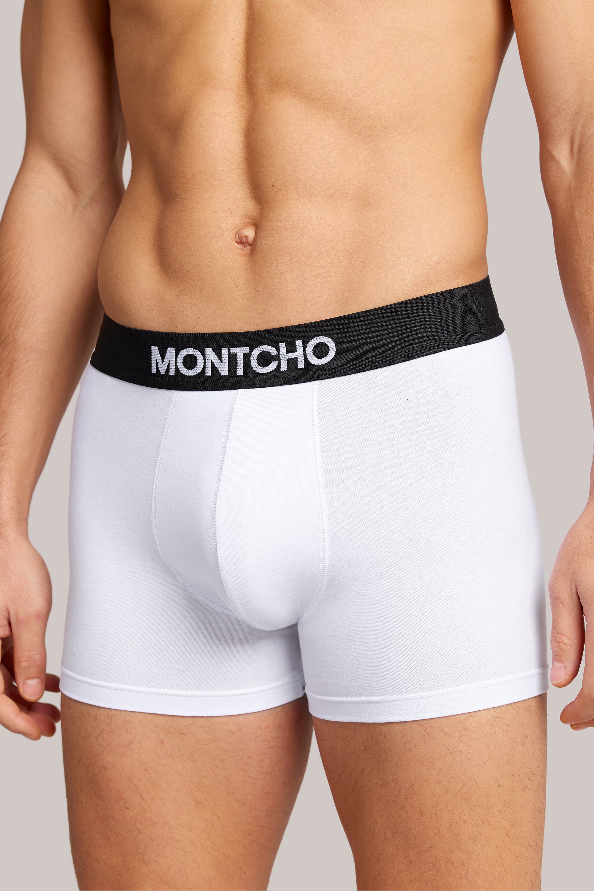 5er-Pack Herren Freizeit-Trunks - Weiß