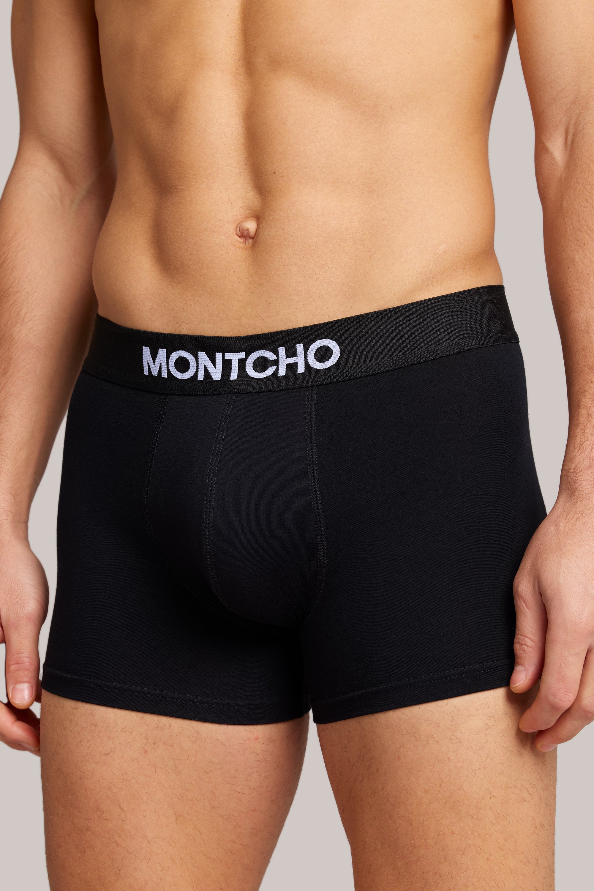 3-pack Men's Casual Trunks - Black