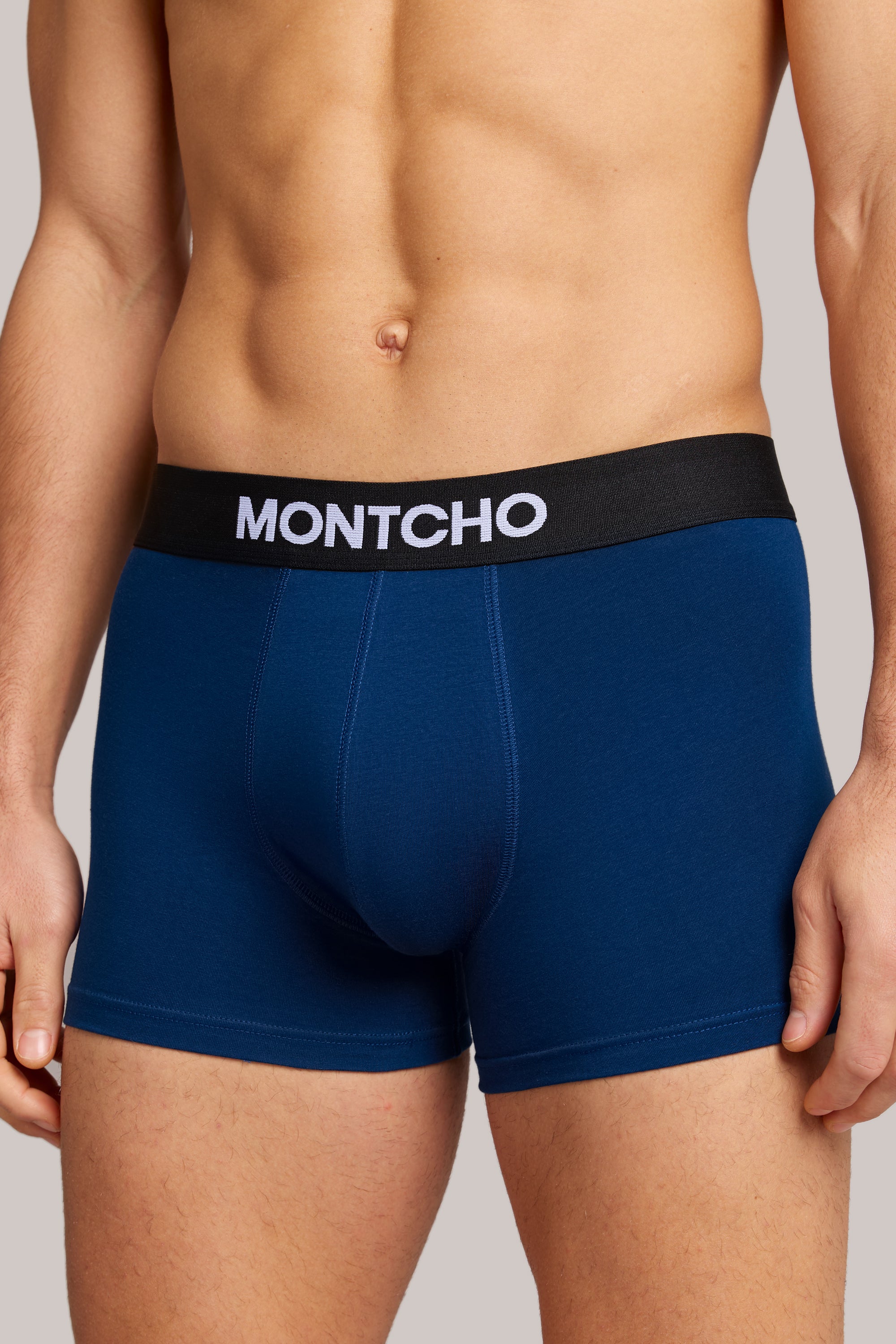 3-pack Men's Casual Trunks - Navy