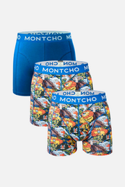 5-pack Men's Premium Boxers - Deep Blue Dive