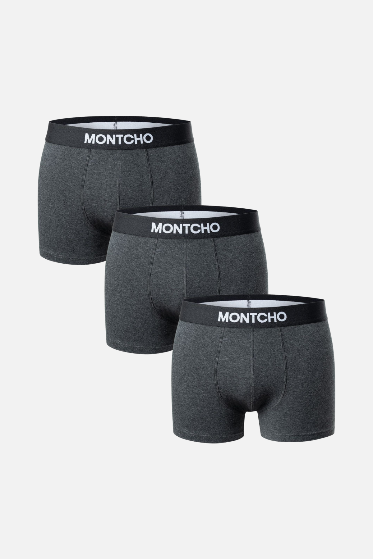 Lot de 3 boxers décontractés pour hommes - Gris foncé