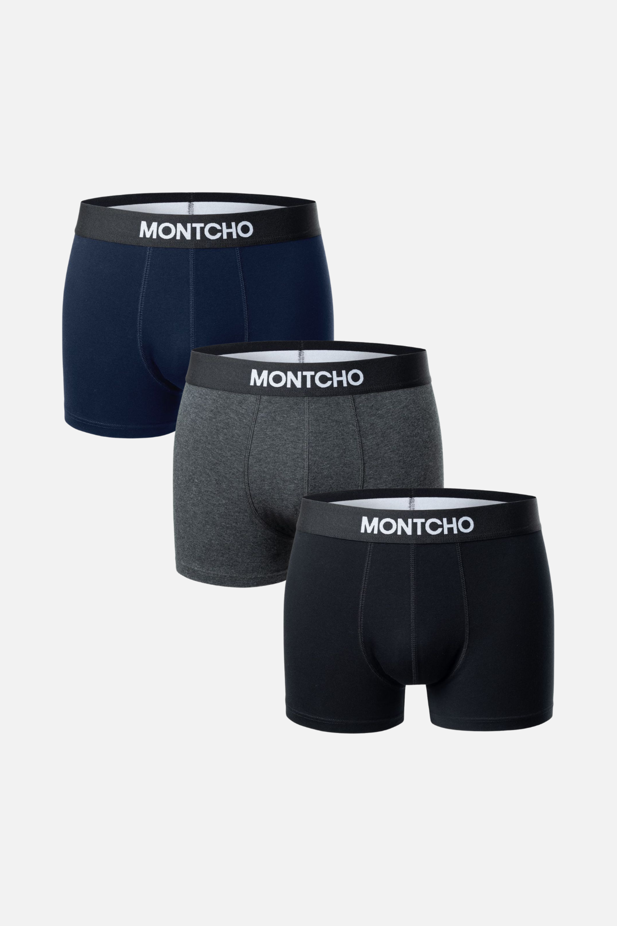 Heren Casual Trunks 3-pack - Minuit