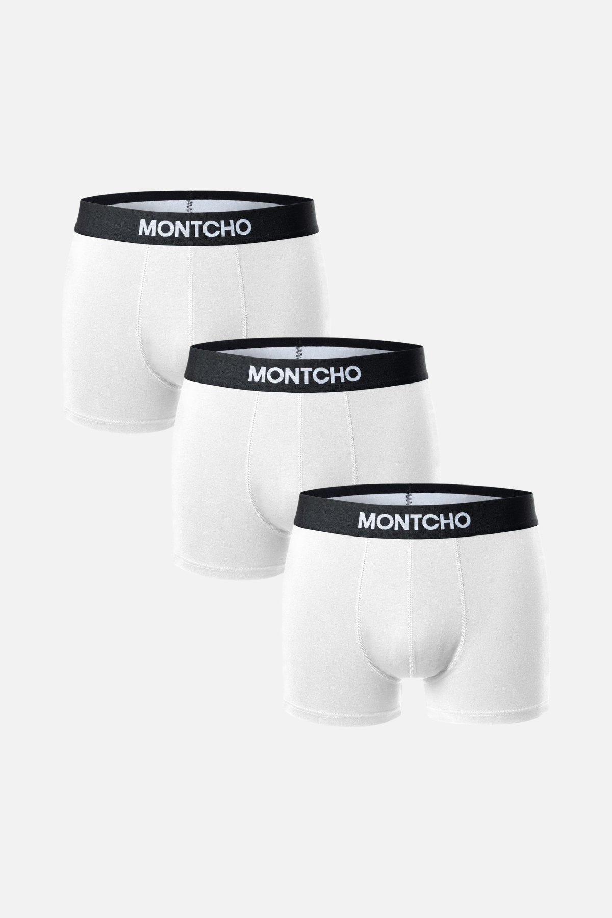 Lot de 3 boxers décontractés pour hommes - Blanc