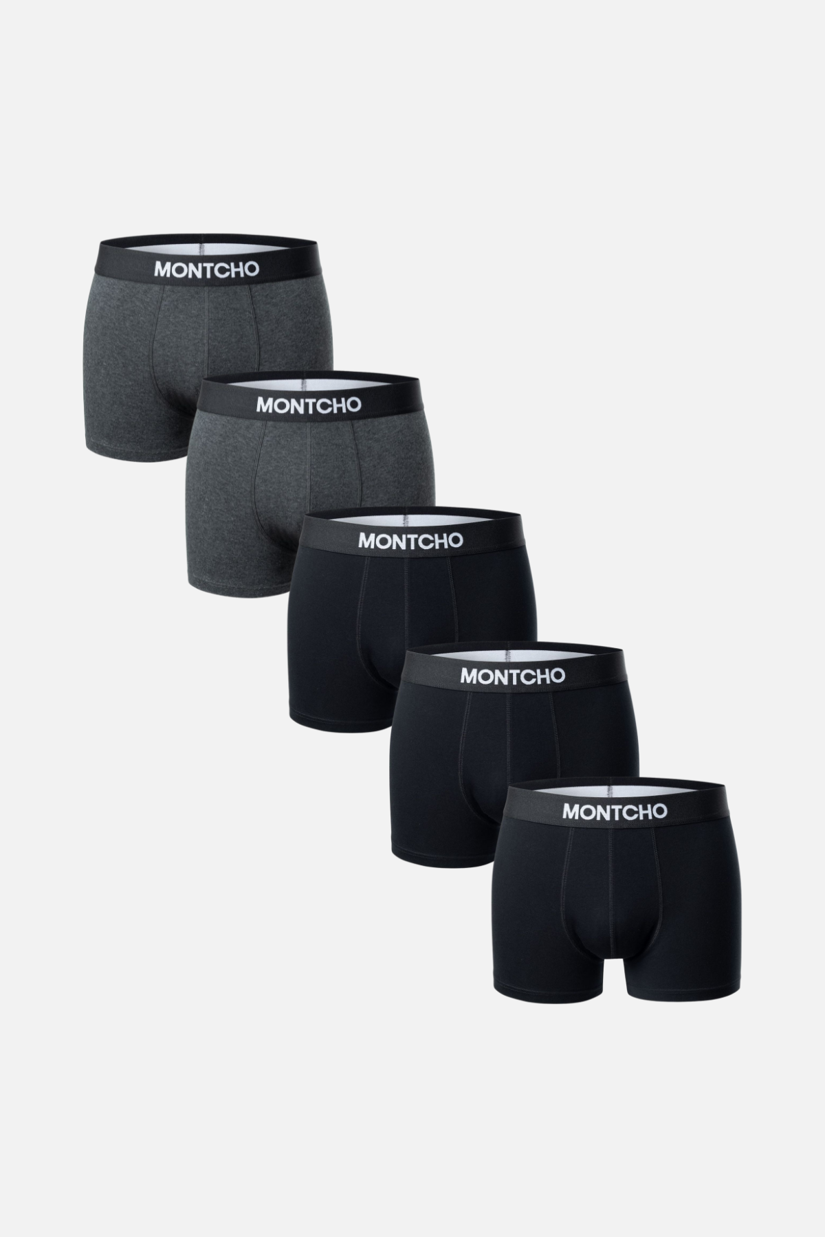 Heren Casual Trunks 5-pack - Shadow