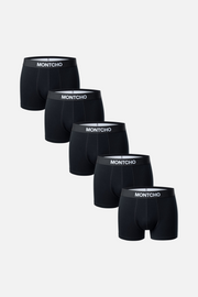 5er-Pack Herren Freizeit-Trunks - Schwarz