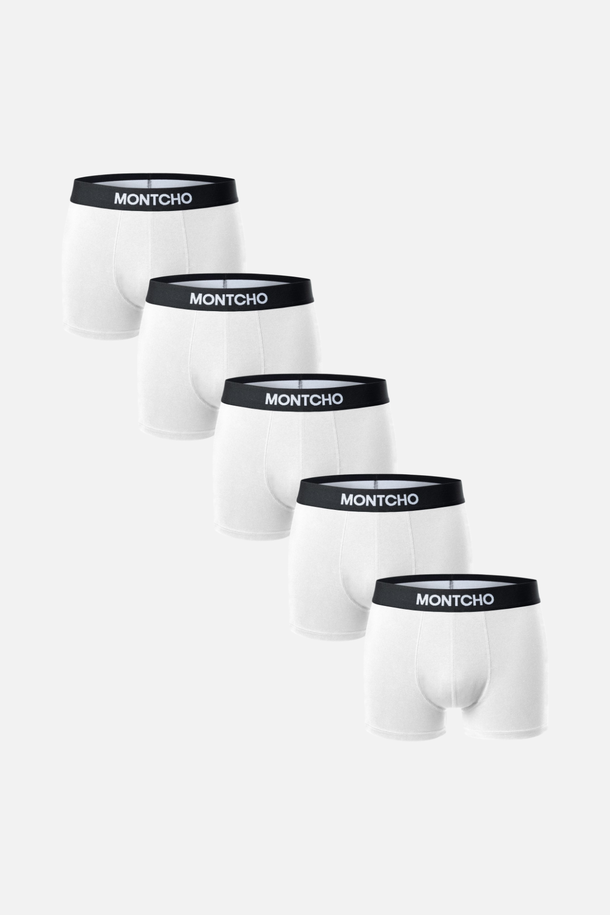 5-pack Heren Casual Trunks - Blanc