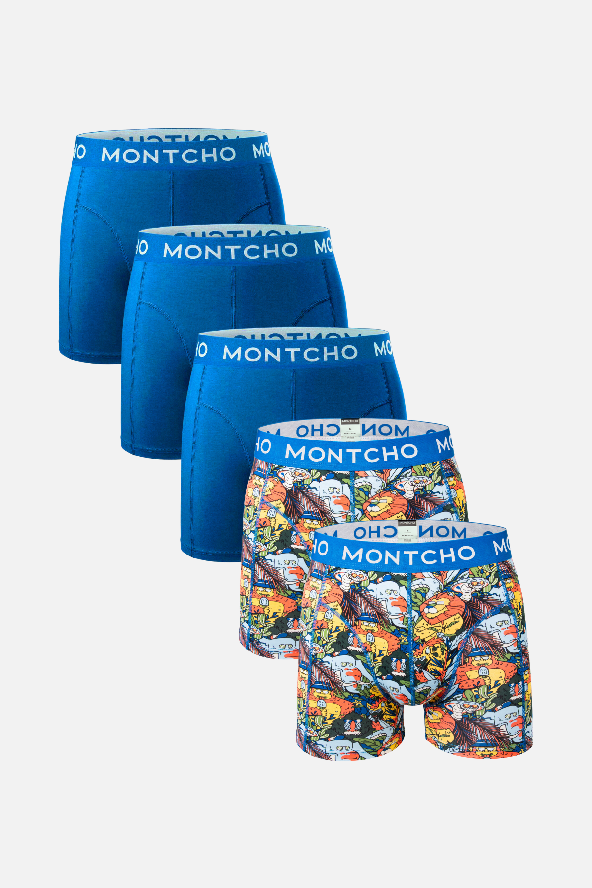 5-pack Boxershorts Heren Premium - Deep Blue Dive