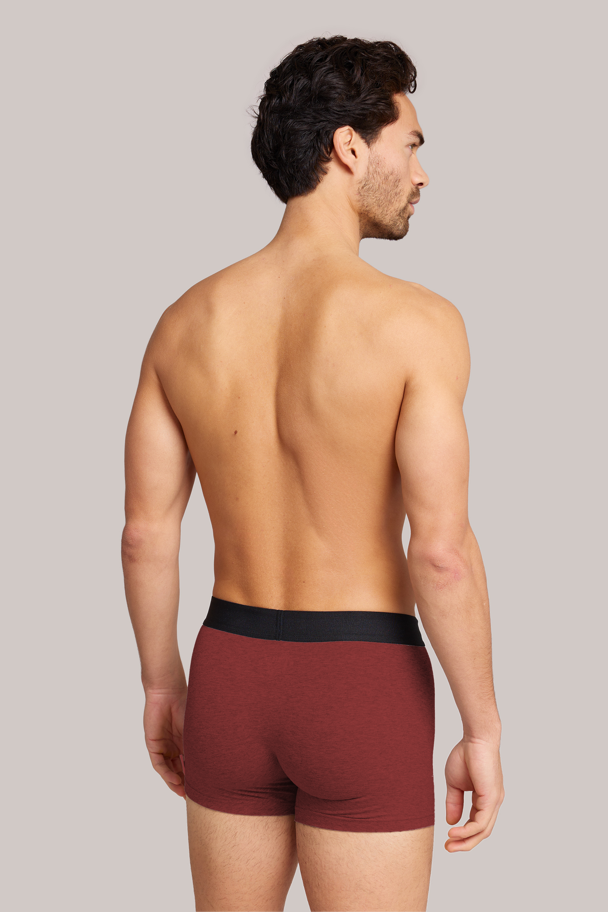 5-pack Heren Casual Trunks - Bordeaux