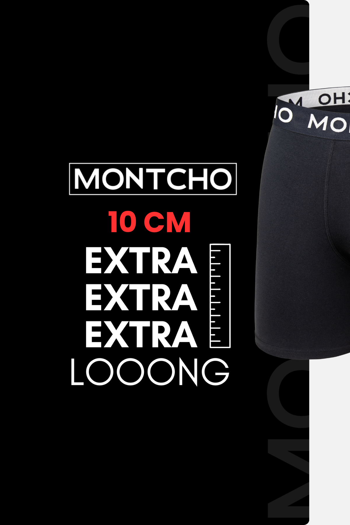 5-pack Extra Long Boxershorts Heren Premium - Black