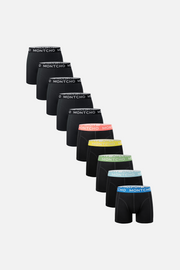 10-pack Men's Premium Boxershorts - Black Colors