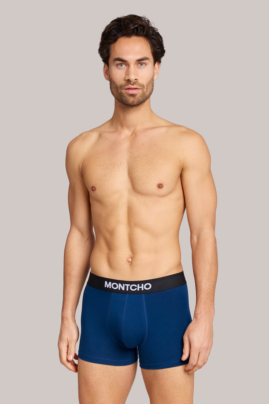 Heren Bio-katoen Boxershort 1-pack - Navy