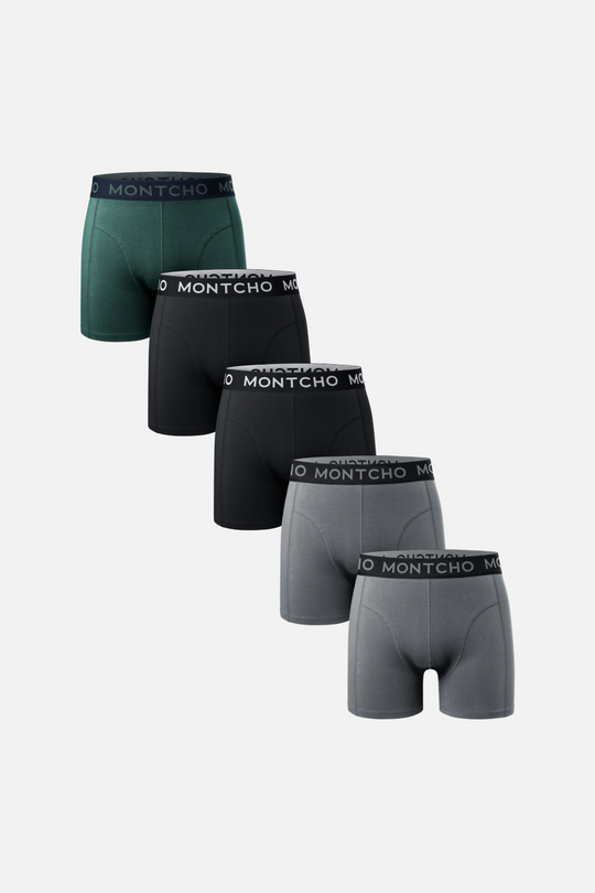 Heren Premium Boxershort 5-pack - Solid