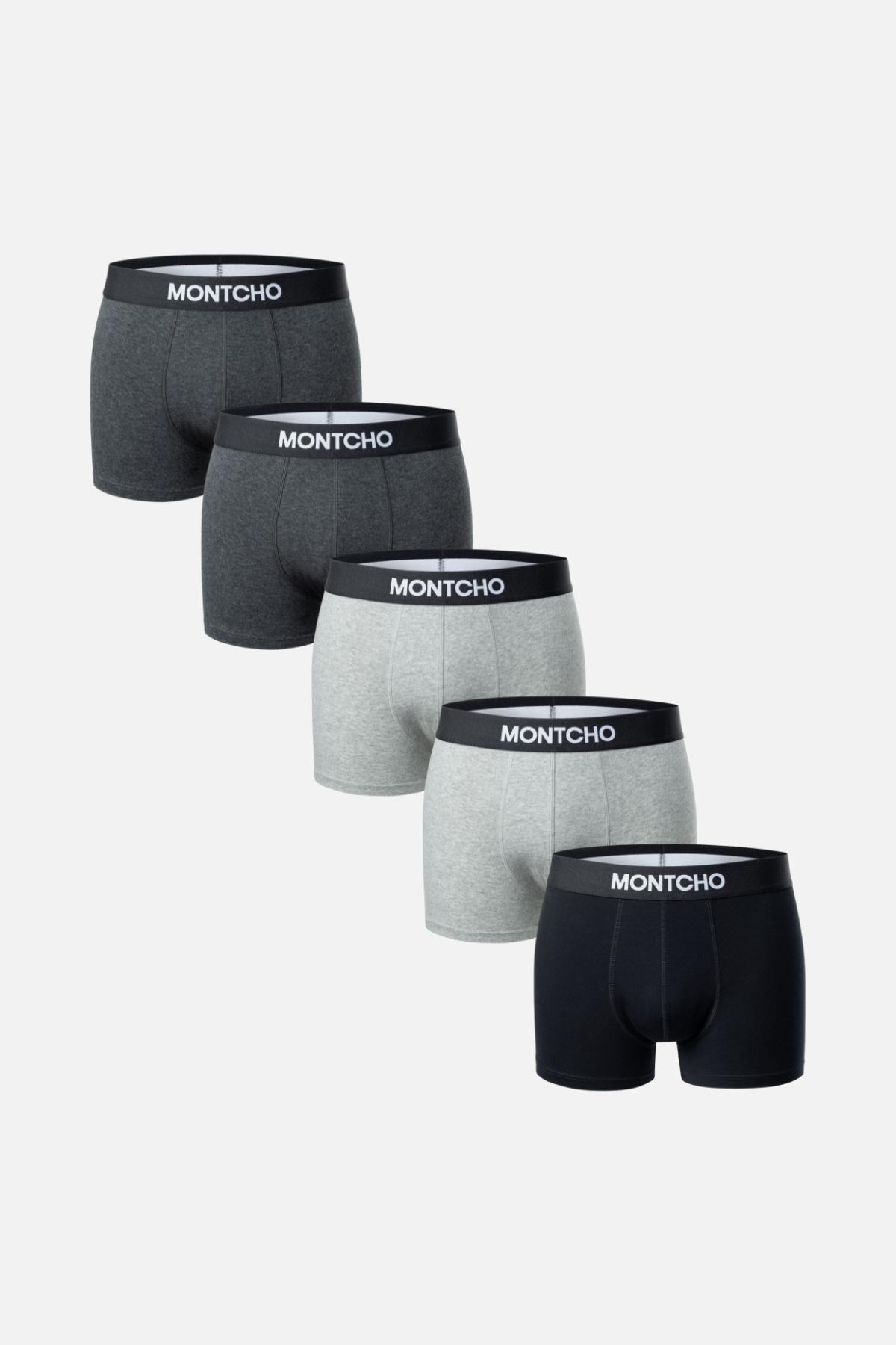 Heren Casual Trunks 5-pack - Neutral